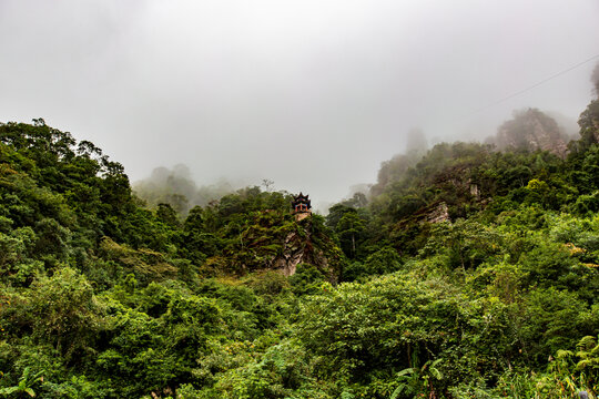 北帝山旅游风景区云涛雾海