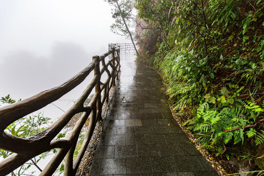 北帝山旅游风景区栈道