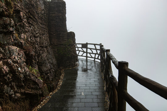 北帝山旅游风景区栈道