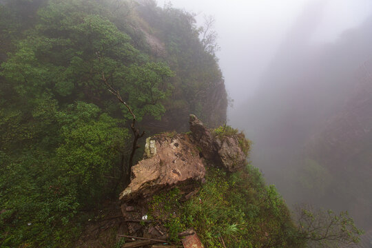 北帝山旅游风景区山林风光