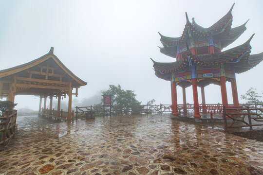 北帝山旅游风景区观景台