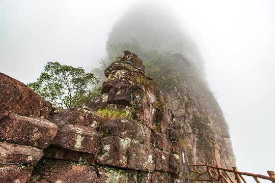 北帝山旅游风景区高山风光