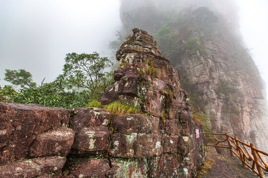 北帝山旅游风景区山石