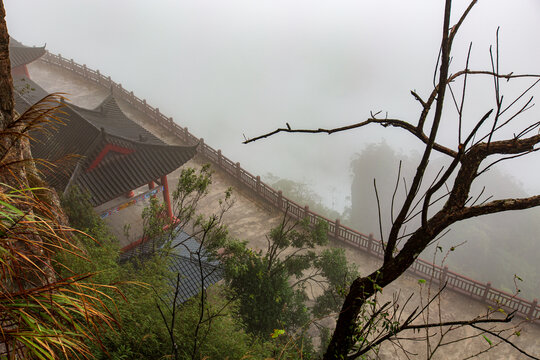 北帝山旅游景区迎客台