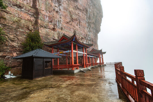 北帝山旅游景区迎客轩