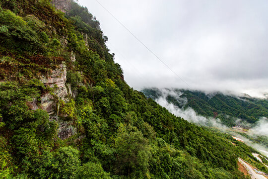 北帝山风景区云涛雾海