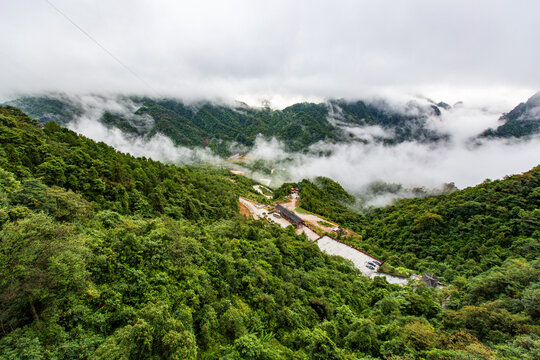 北帝山风景区云涛雾海