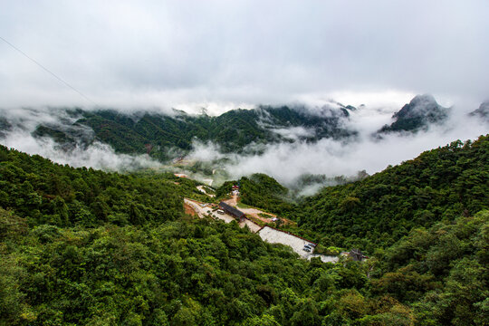 北帝山风景区云雾