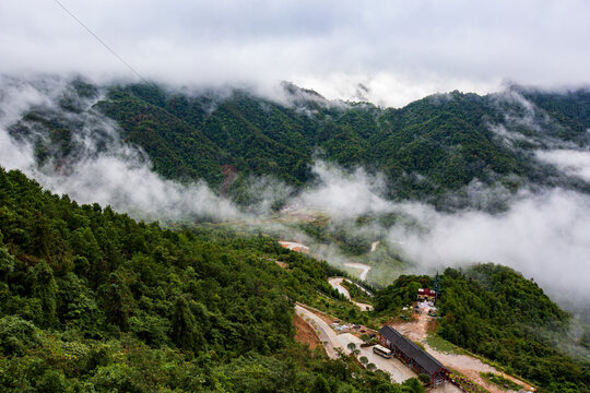 北帝山风景区云雾