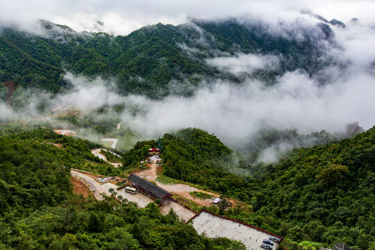 北帝山风景区云雾