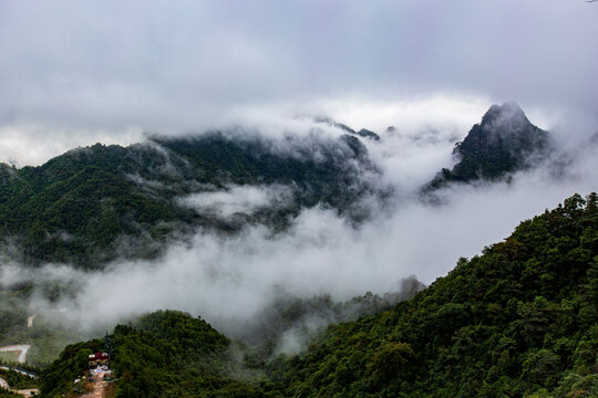 北帝山风景区云雾