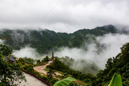 北帝山旅游风景区云雾缭绕