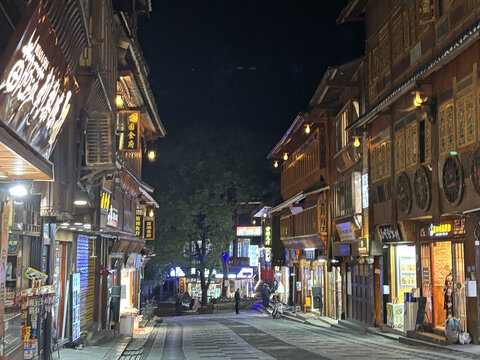 贵州西江千户苗寨夜景