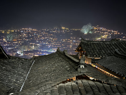 贵州西江千户苗寨夜景