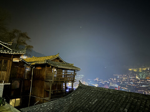 贵州西江千户苗寨夜景