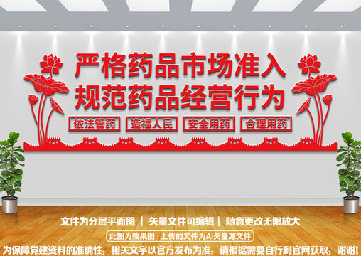 藥品管理文化墻