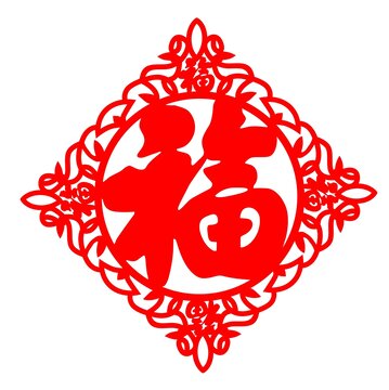 毛氈福字