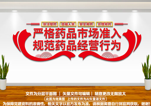 藥品管理文化墻