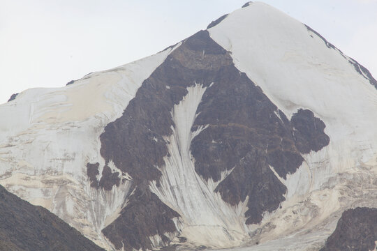 昆仑山玉珠峰冰川