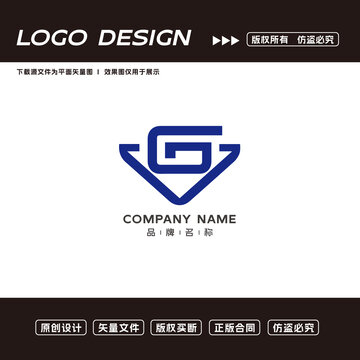 G字母logo标志