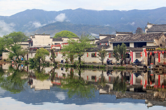 雨后宏村