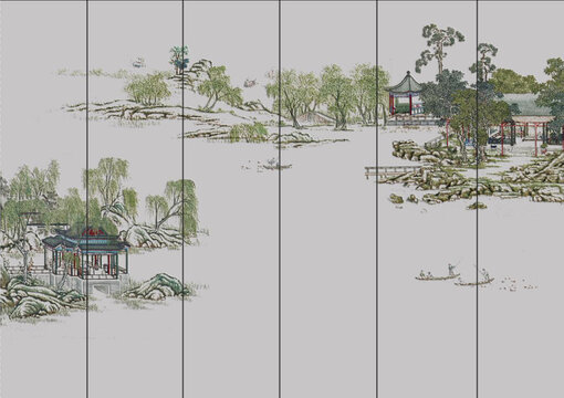 新中式山水閣樓