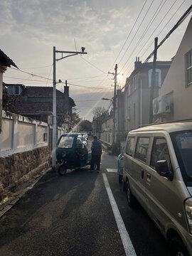 清晨街道