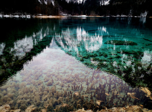 九寨沟的水