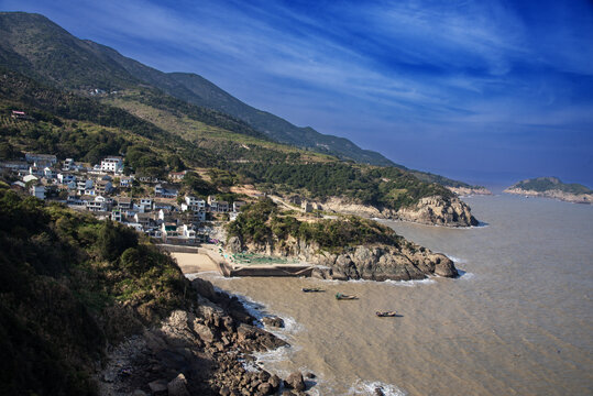 福建嵛山岛灶奥村风光