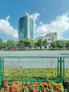 城市道路风光街道街景