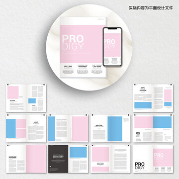 能源畫冊AI設(shè)計模板