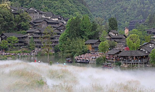 贵州山水古镇