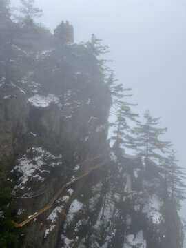 老君山登崖索道