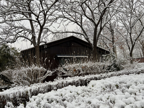 小屋雪景