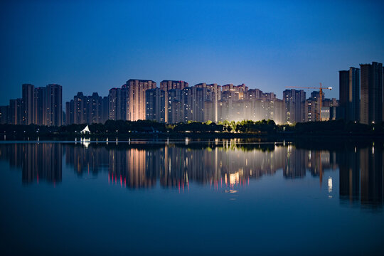 宛陵湖城市夜景