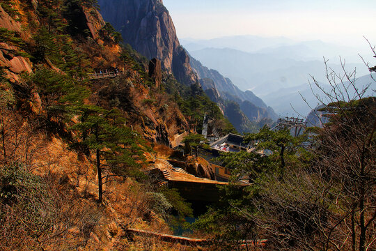 黄山山峦美景