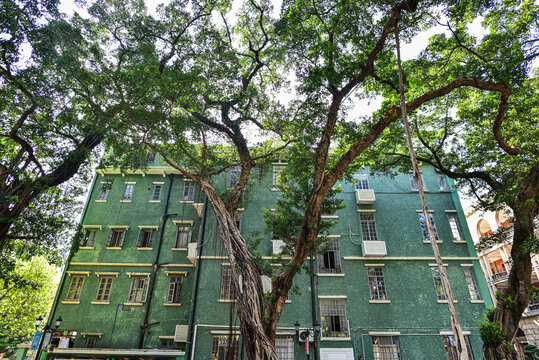 广州沙面岛欧式建筑风光