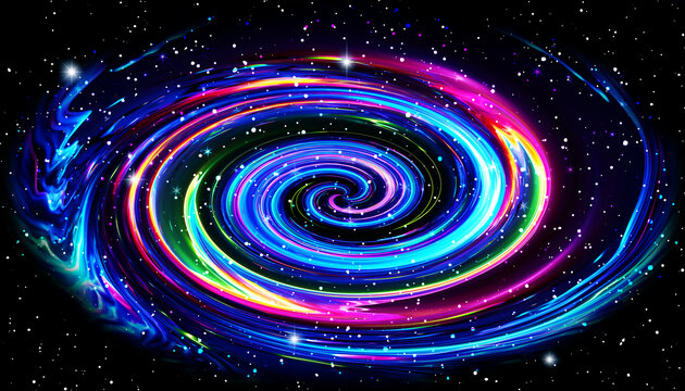炫彩旋渦星空