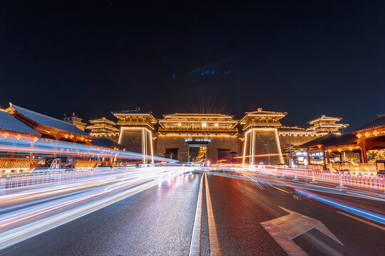 曹魏古城夜景