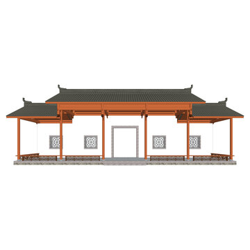長方亭立面效果