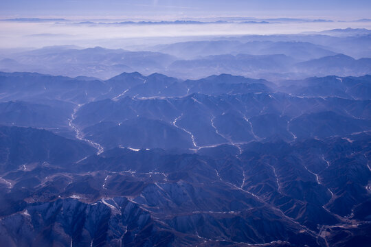 群山云海风光