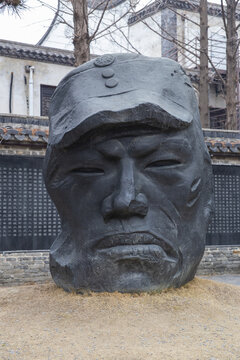 台儿庄大战遗址雕塑