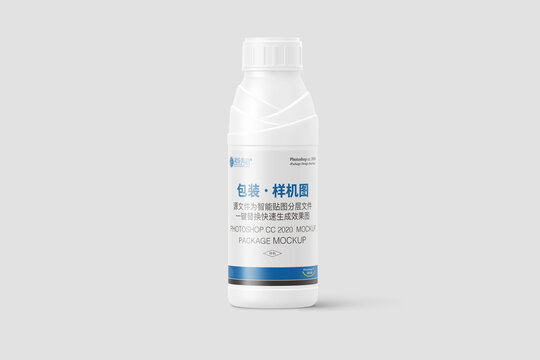 白色藥瓶效果圖