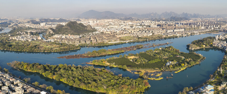 桂林市漓江江心洲湿地