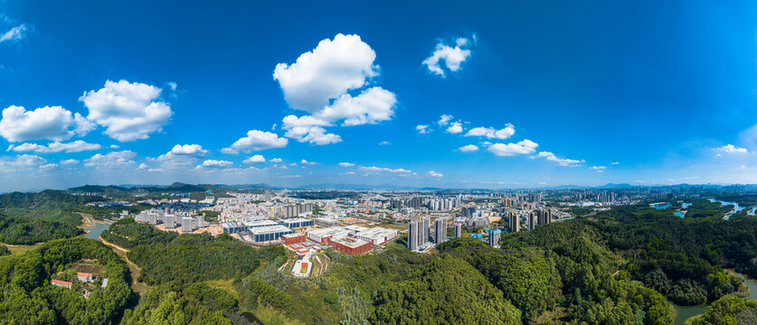 深圳龙华九龙山科技全景图