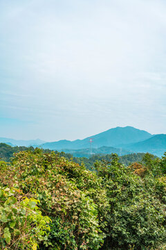 远处高山