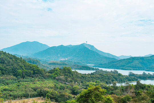 深圳弘法寺远景图