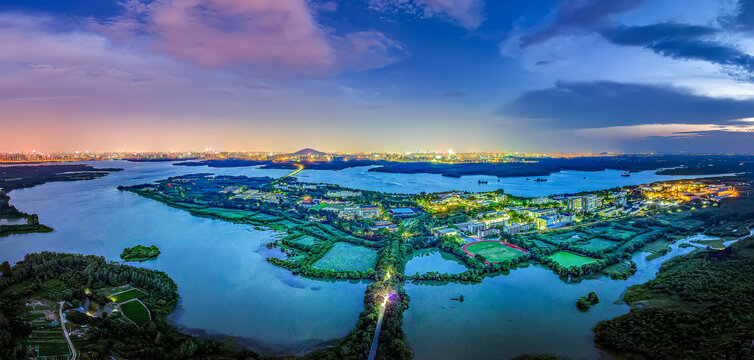 科学岛夜景