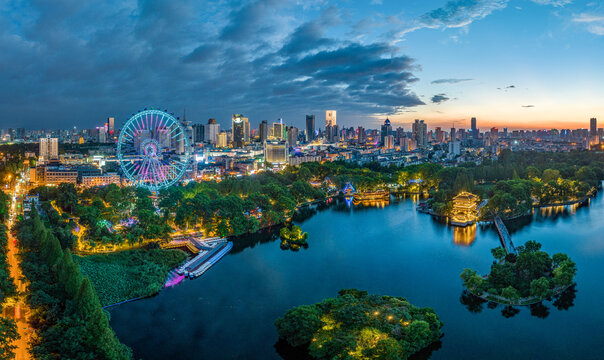 逍遥津夜景