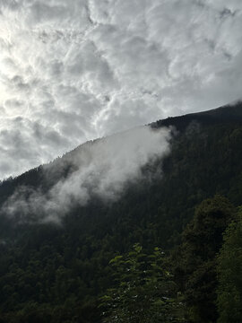 高山和白云